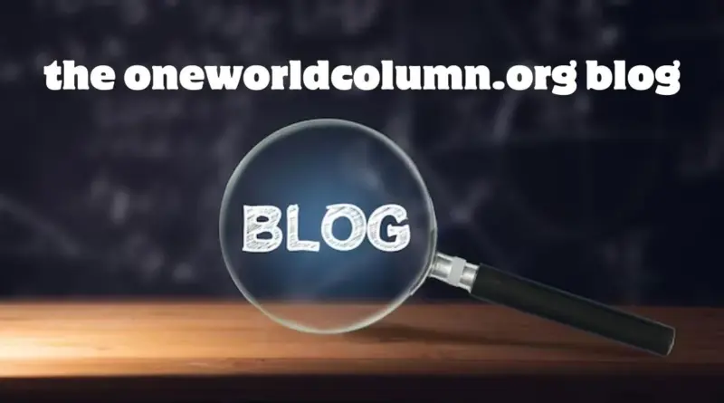 OneWorldColumn.org